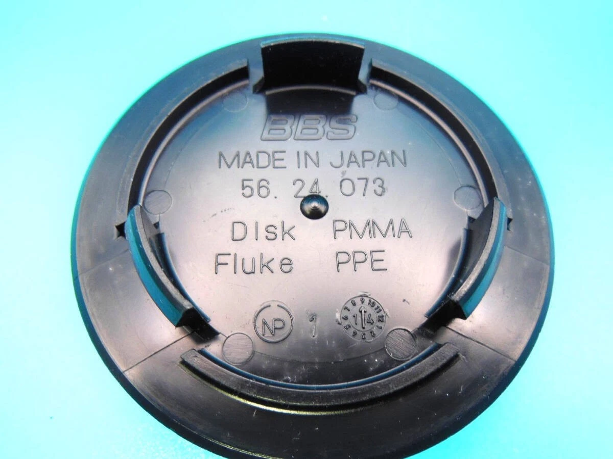 JDM BBS Platinum Silver Emblem φ70mm 3 pieces silver letter 56.24.073 No Tires - Image 9