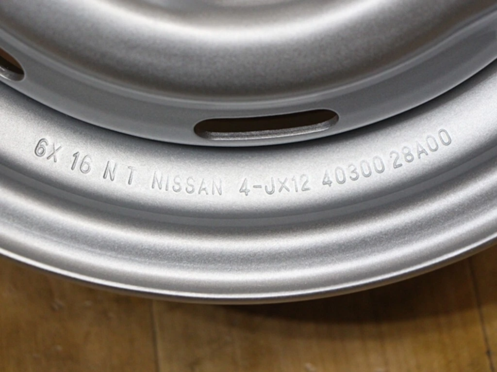 JDM B794 Nissan Genuine 12x4J+45 PCD114.3 73mm Hub Diameter 3Book Iron No Tires - Image 9