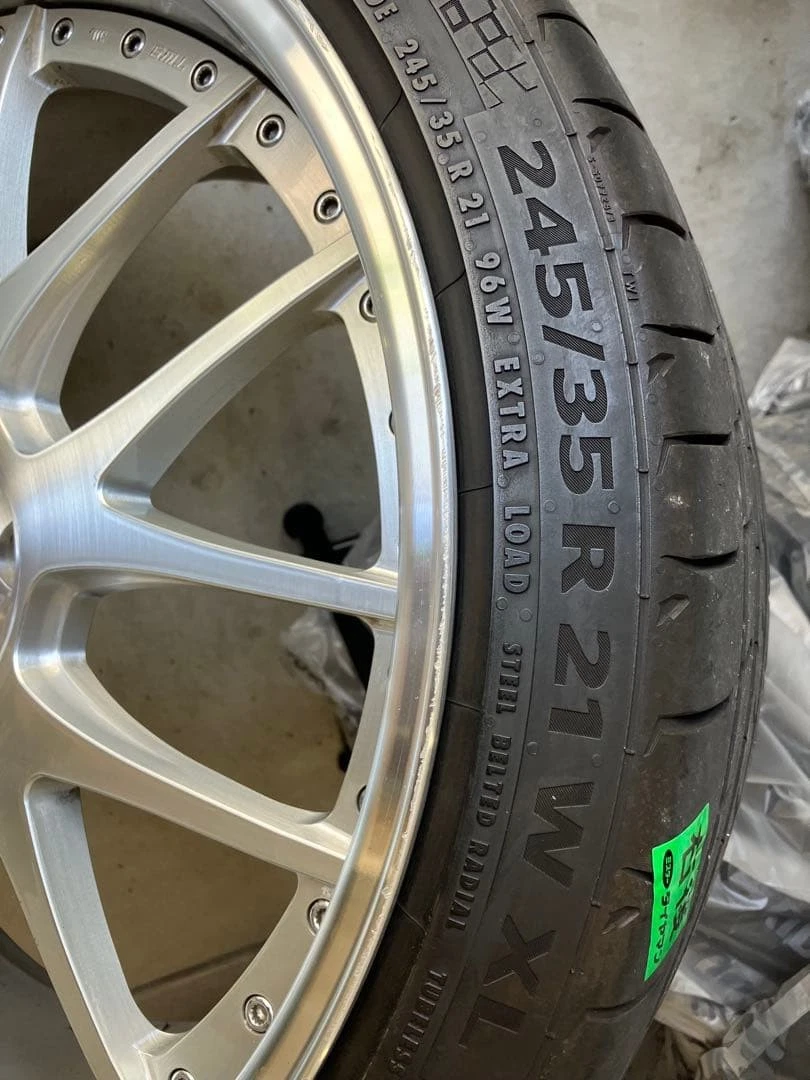 JDM 21 Wheels 245/35R21 Tires 4-Book Set No Tires - Image 3