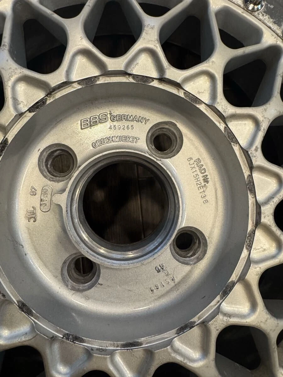 JDM Rare BBS RS189 4Wheels 15x6+38 4x100 6J+38 Hub56 approx - Image 10