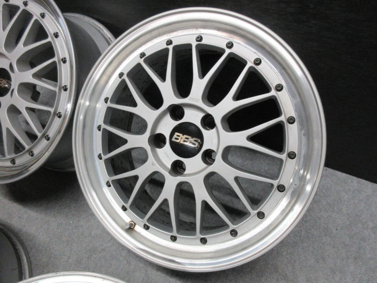 JDM Rare BBS 4Wheels LMP078 LM115 18x8+35 9.5+38 5 x114.3 Mark X Alphard Skyline - Image 6
