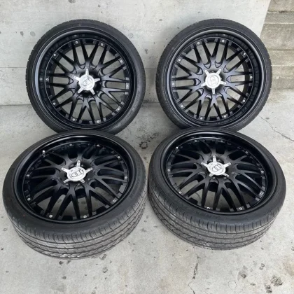 JDM 20-inch aluminum wheels with tire tread No Tires