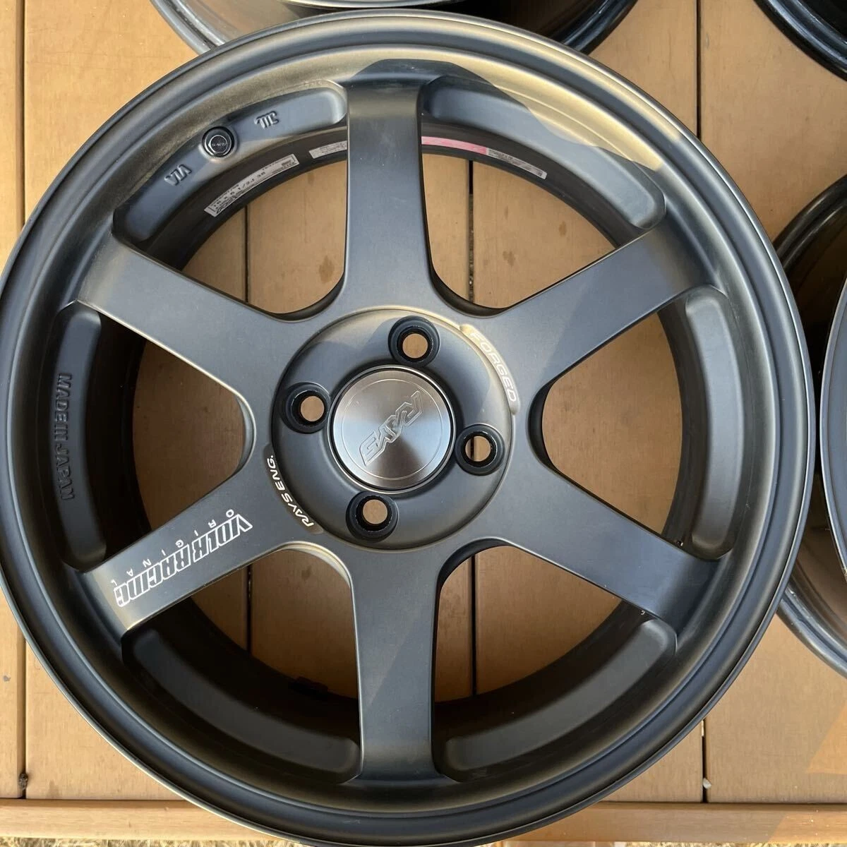 JDM Rays Volk Racing TE37 Sonic RAYS No Tires - Image 2