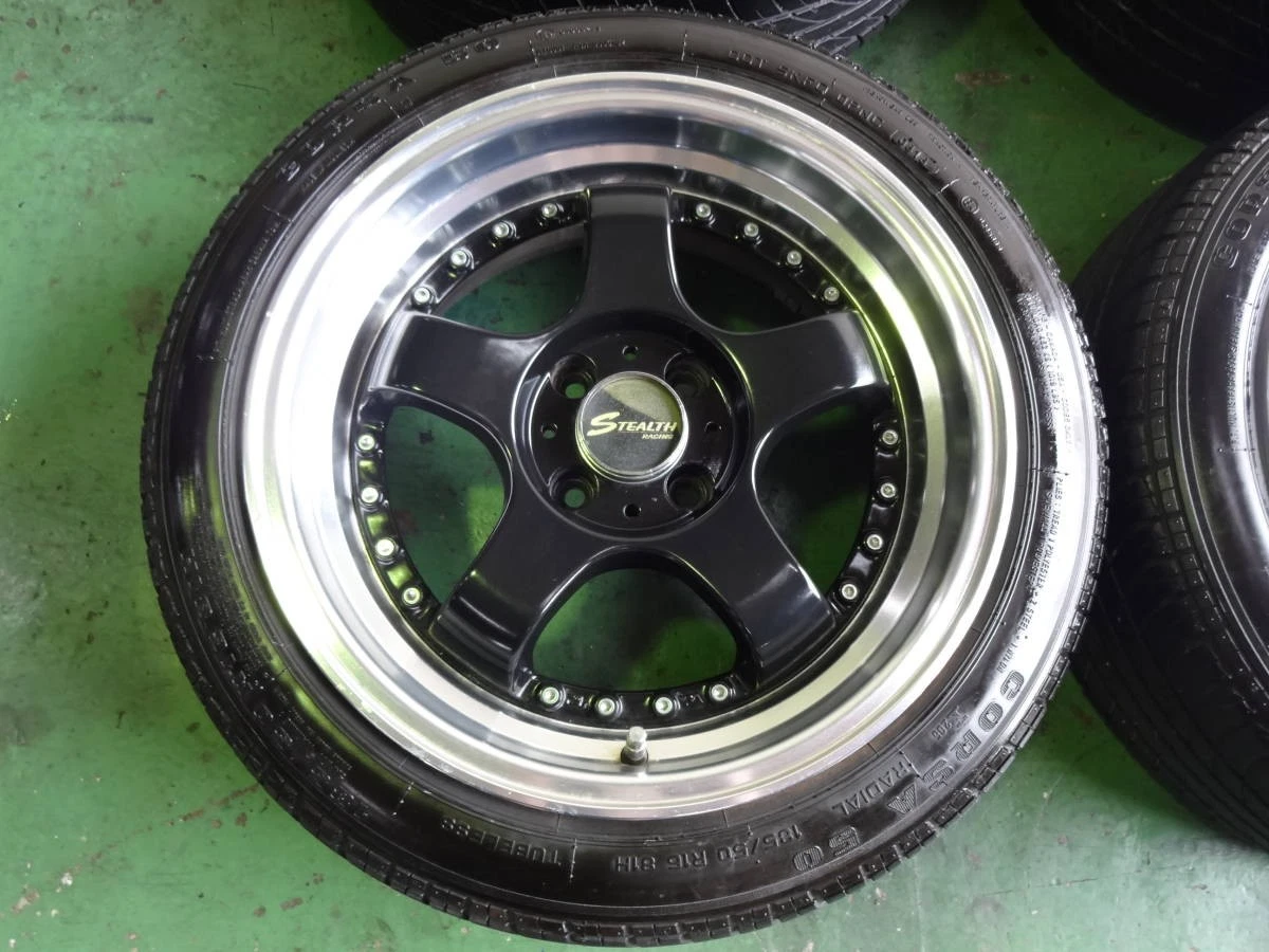 JDM DEEPS Stealth Racing PROGRESS K35 Tires 4-Pack 185/50R16 for Honda No Tires - Image 5