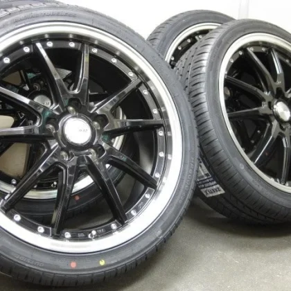 JDM BADX CHRONOGRASTAR 19-inch 7.5J+48 5H PCD114.3 & 225/40R19 4-Book No Tires