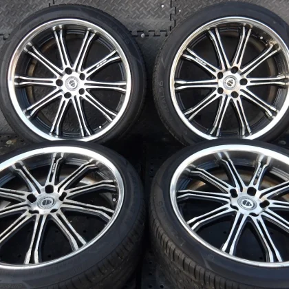 JDM Popular WORK Schbart SC1 SW1 Brushed Polished Tires with Good Groo No Tires