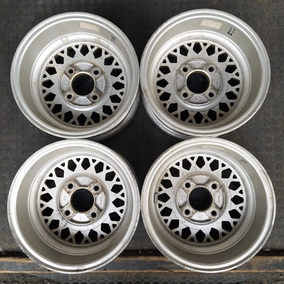 JDM T3-174 4-Book Price 13x5.5J 4x114.3 ET+14 Hub 73 WEDS old car etc. No Tires - Image 7