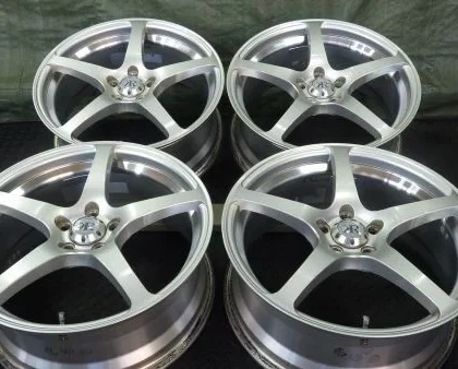 JDM Discontinued YOKOHAMA KREUZER Series V Black Itzer 5 17x7J 5x100 P No Tires