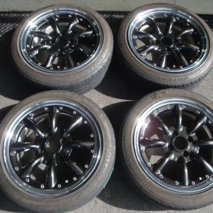 JDM Perfect for light trucks and kei cars Watanabe RS-8 15-inch alumin No Tires