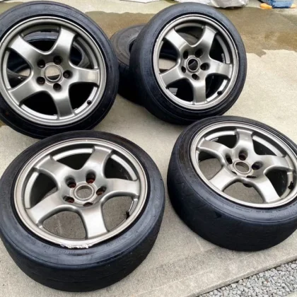 JDM Rare forged Nissan genuine BNR32 Skyline GT-R NISMO BBS FORGED 4-B No Tires