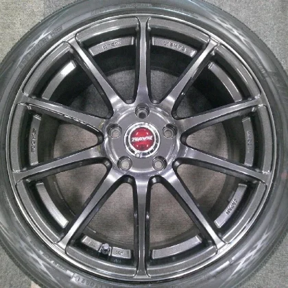 JDM RAYS Gravillage 57 Transcend 18x8.0J +45 PCD114.3 5H 225/45R18 Cro No Tires