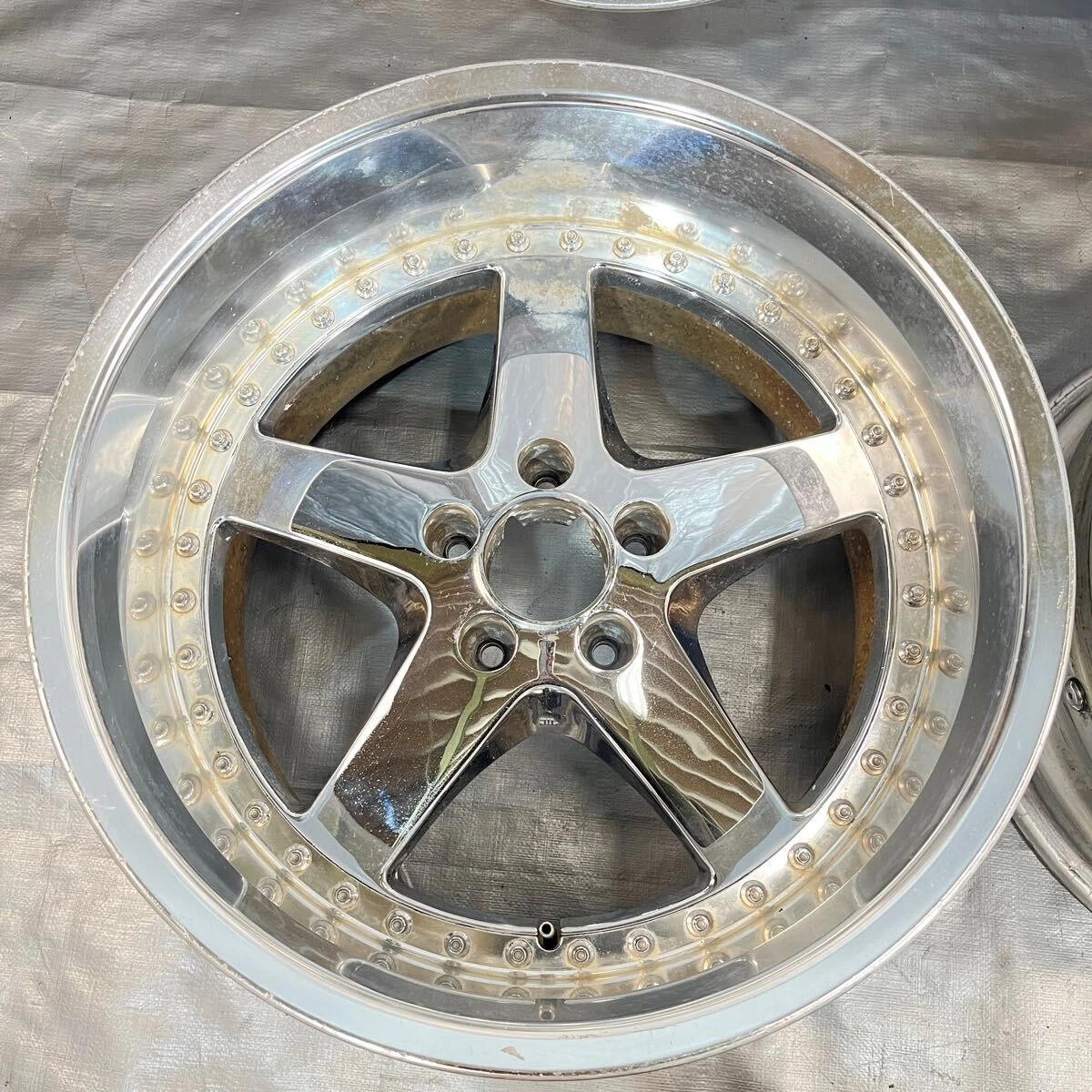 JDM Deep rim early model old Equip 18work WORK Equip 10.5J-10/11.5J-10 No Tires - Image 5