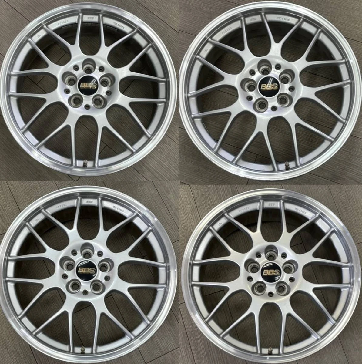 JDM BBS RG-R RG747 Wheels 4-wheel 7.5J-18 PCD100 5H +49 offset 56mm hu No Tires
