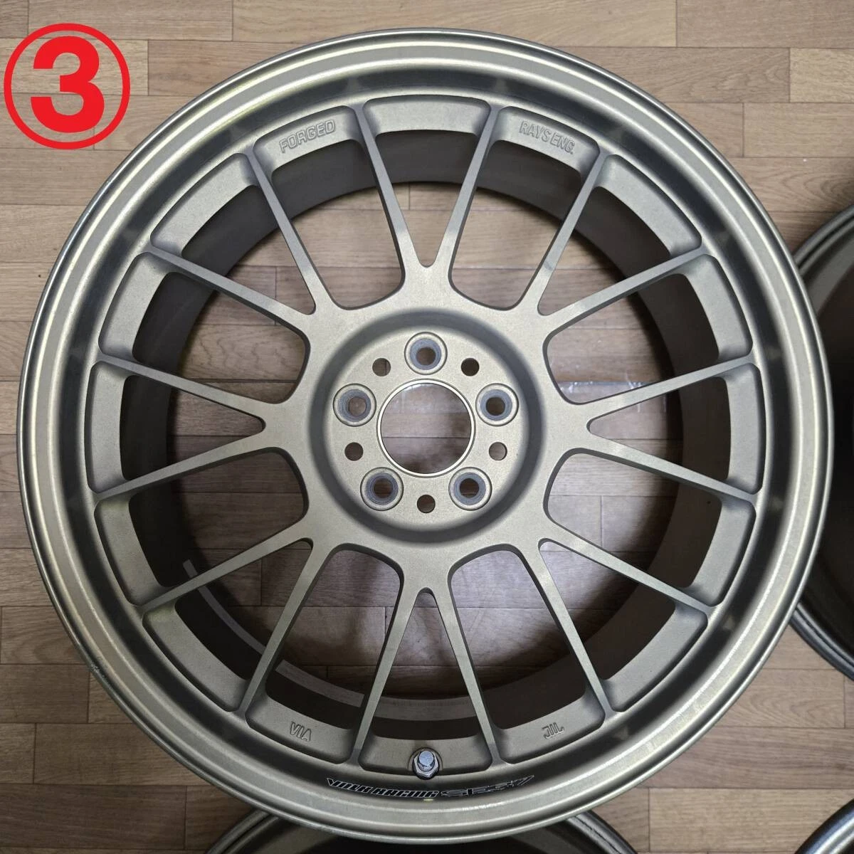 JDM 187.5J +48 PCD100 RAYS SE37 BR Bronze forging STI BRZ 86 Legacy Im No Tires - Image 4