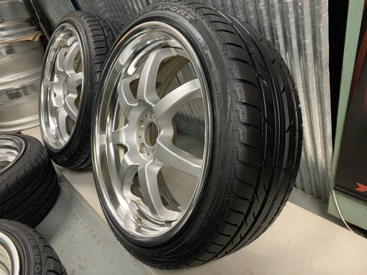 JDM Deep-rim Prius Toyota 86 BRZ 18x8J 5H100 +48 205/40R18 wheels with No Tires - Image 4