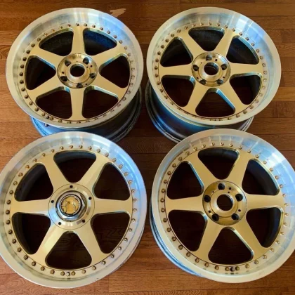JDM R33GT-RSize MANARAY SPORT MS-6 HYPER gold disc 1810J +23 manaleisp No Tires