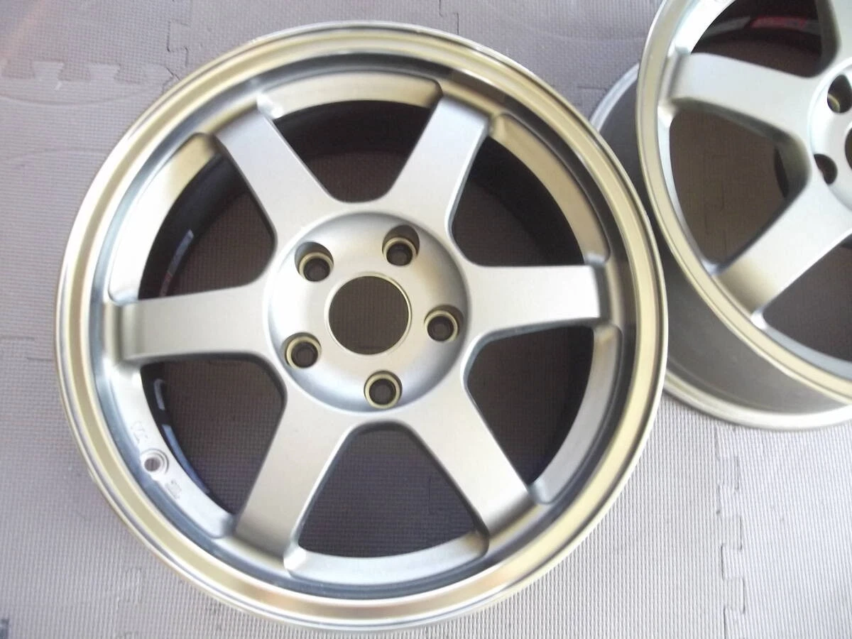 JDM 2Book only RAYSforging TE37C 16 inch OFF +42-8J-PCD114.3-5H Civic No Tires - Image 2