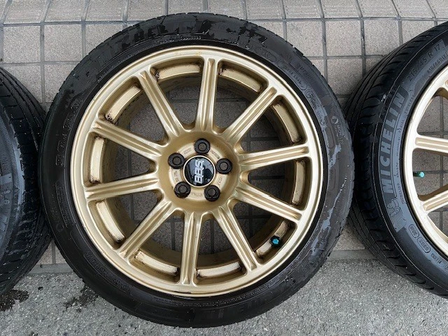 JDM Direct Pickup Limited Subaru STI BBS RV723 17PCD100 5-Lug 7.5J+53 No Tires - Image 3