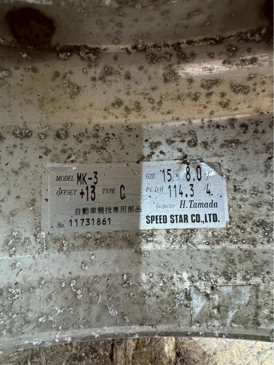 JDM 1Pcs SSR MK-3 158J+13 PCD114-3 4 holes 4H Out of print No Tires - Image 8