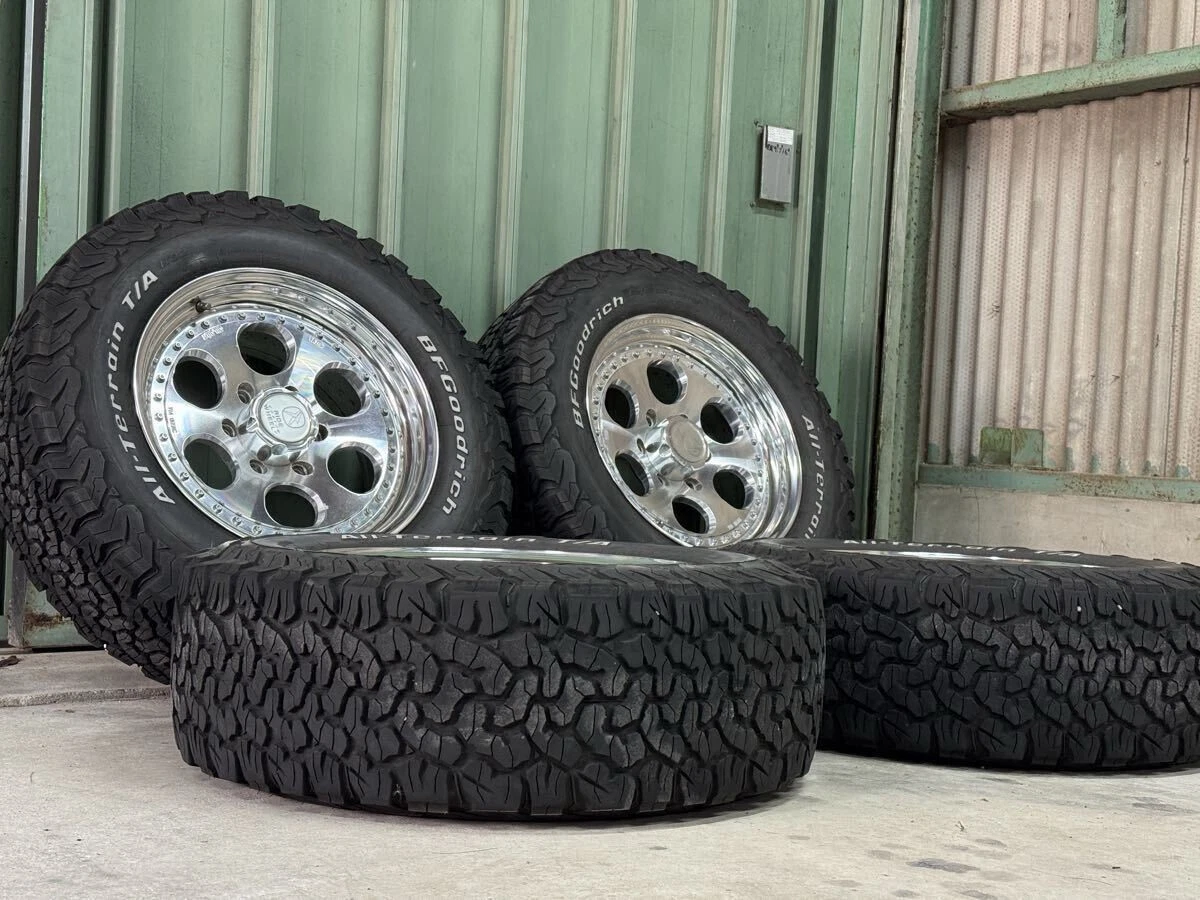 JDM MEIWA ELFORD Bloodstock 3P Polished 176H 6x139.7 PCD 8J+13 265/65R No Tires - Image 7