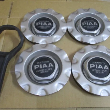 JDM PIAA Racing Pier Flat Head with Wrench Screw-Type Center Cap No Tires
