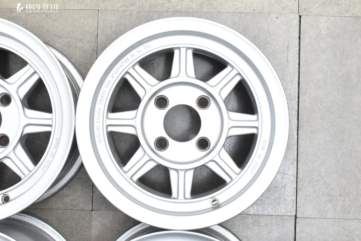 JDM Hayashi Racing Street Mag 14-inch 6JJ +15 PCD114.3 4H 4Book Sprint No Tires - Image 6