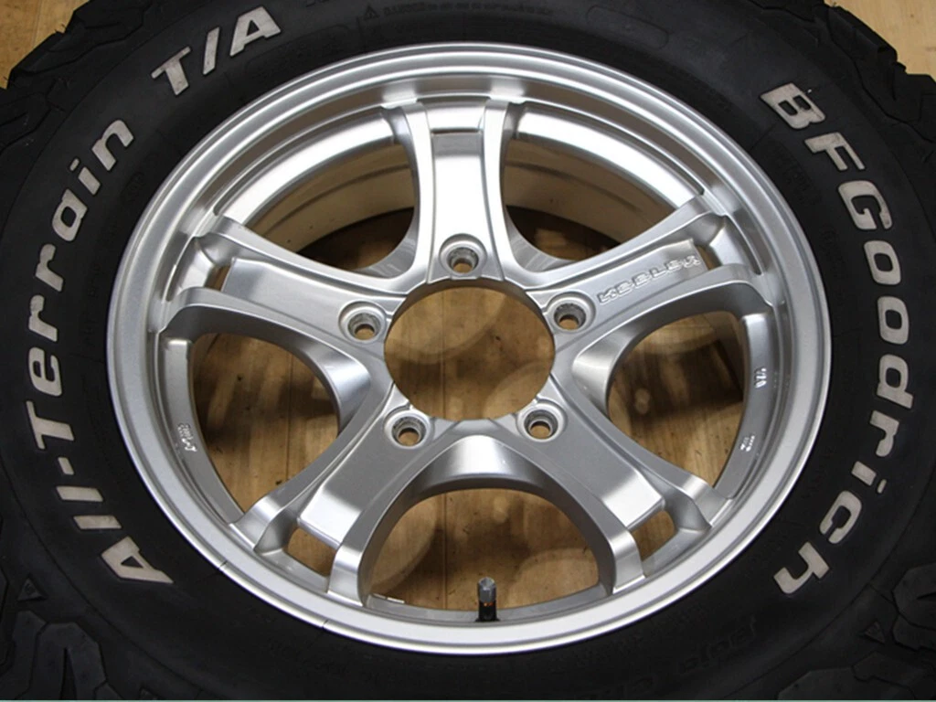 JDM C86 WEDS KEELER 16X5.5J+22 PCD139.7 JWL-T Goodrich 235/70R16 LT ti No Tires - Image 5