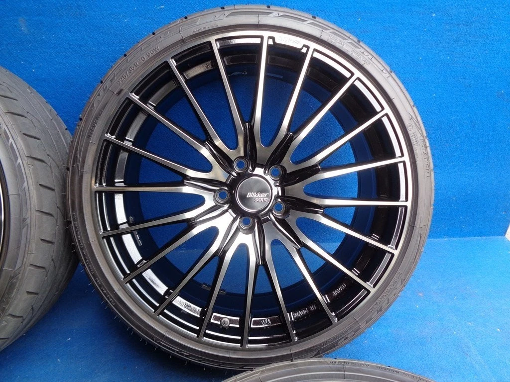 JDM SSR Blikker 8.5J/F+45 R+38 PCD 114.3 225/35R20 burr groove 60 Priu No Tires - Image 5