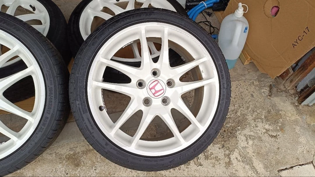 JDM Honda 17 Wheel Set Tire Groove No Tires - Image 2