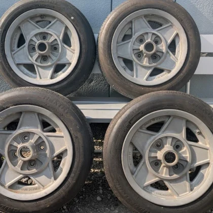 JDM Rare Black Modra Wheels 14 inch PCD114.3 4H off 22mm Wheels for Ha No Tires