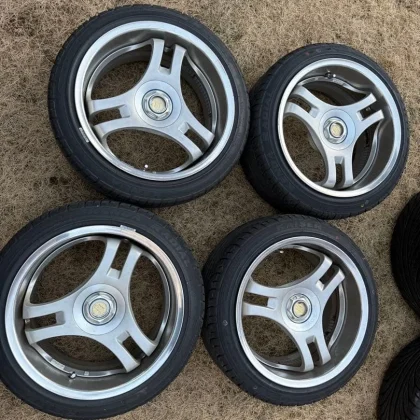 JDM Full set of Super Advan SA3R 179J +22 4Book wheels No Tires