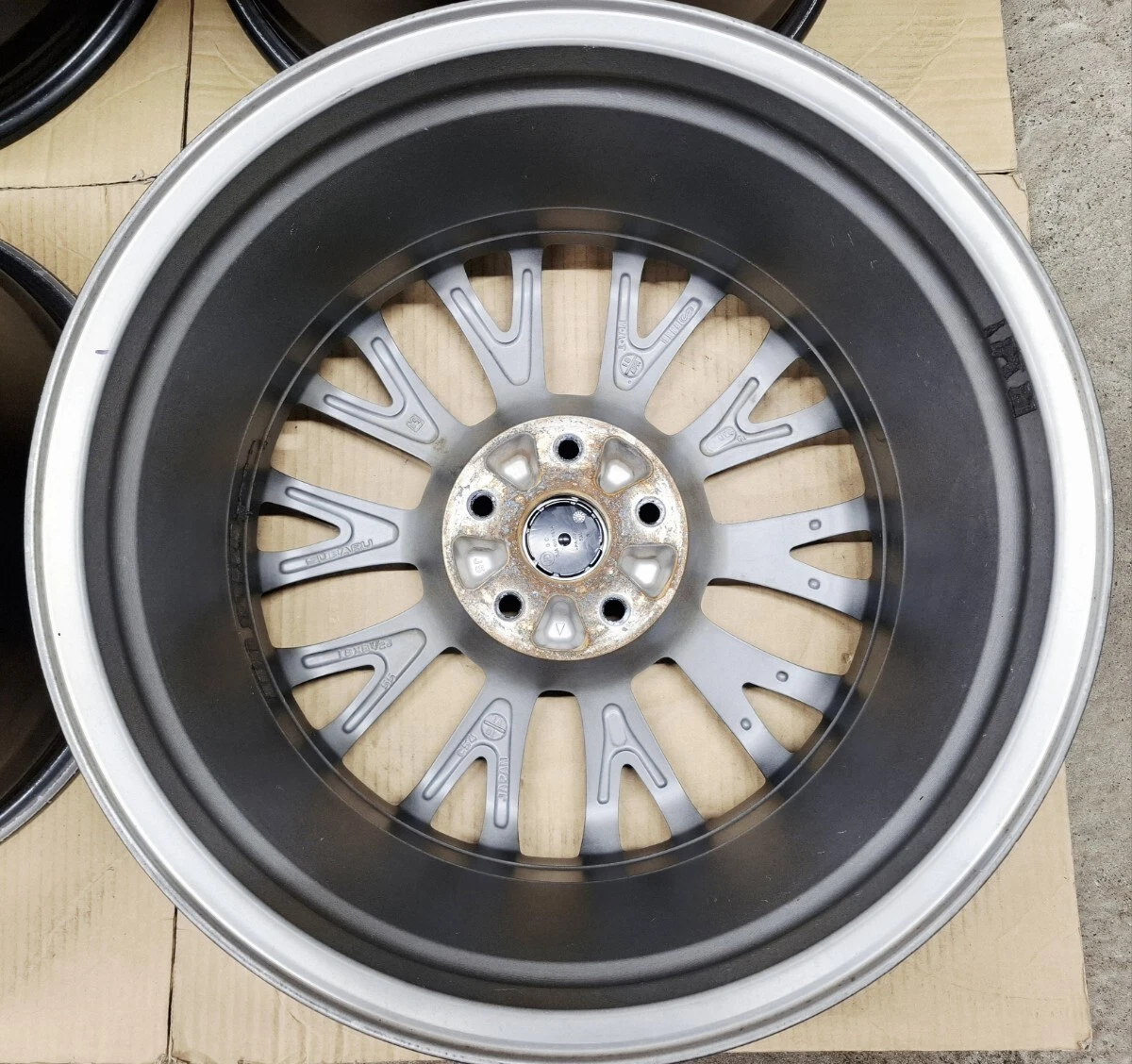 JDM Subaru WRX STI genuine 188.5J wheels 4-wheel set compatible with L No Tires - Image 10