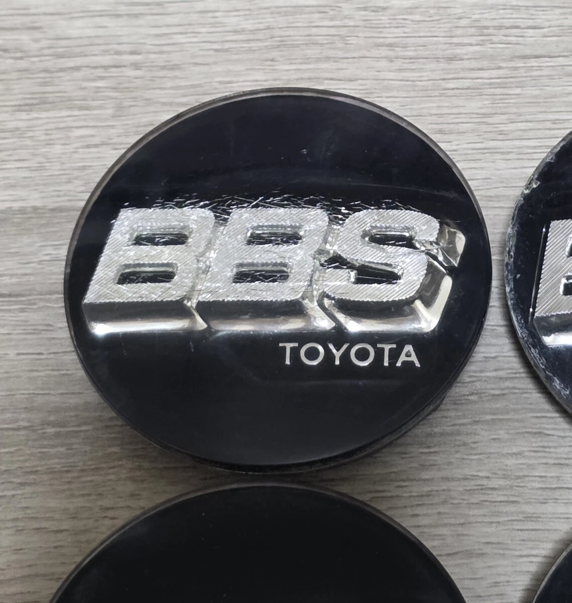 JDM Rare Toyota Genuine BBS Center Caps 70mm for RF LM RG-F RE-L RE-L2 No Tires - Image 4