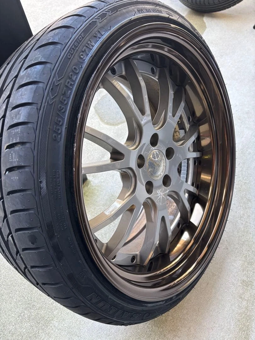 JDM 20-inch Gnosis Work Wheels 4Book No Tires - Image 5