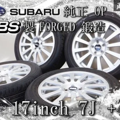 JDM Genuine Subaru OP BBS FORGED wheels 177J +48 PCD:100 5H 5x5 bolt p No Tires