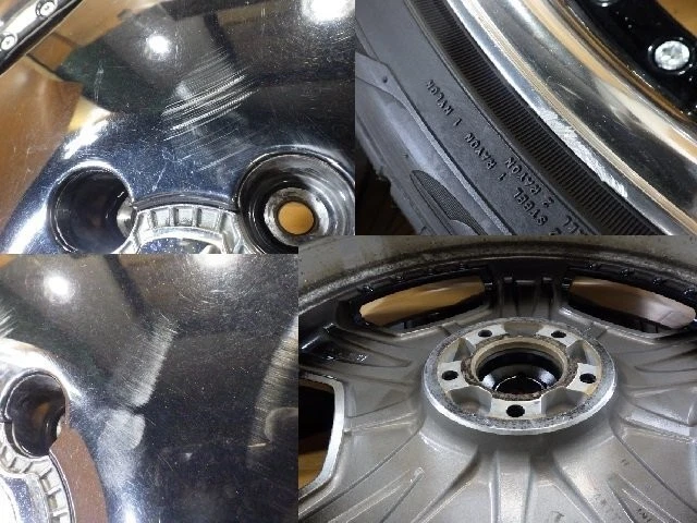 JDM Deep-rim WORK Lanvec LD1 wheels with 4Book 5H-114.3 209J+35 245/40 No Tires - Image 8