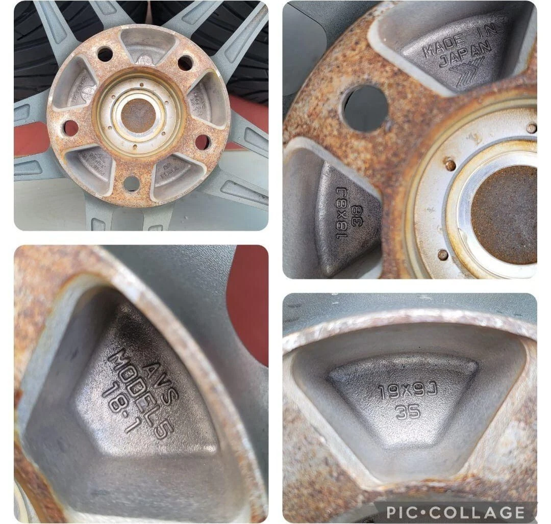 JDM Ultra-lightweight flow-formed AVS Model 5 wheels 18-inch 8J+38 and No Tires - Image 6