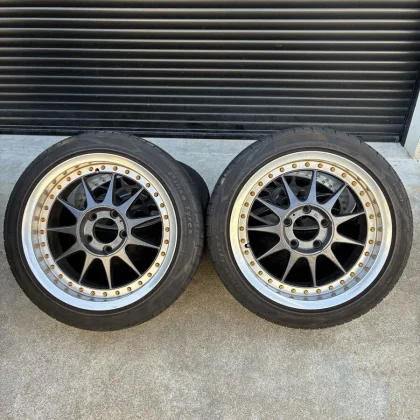 JDM Out of print Hartge 8J+25 5-hole 114.3 bolt pattern for GT-R Silvi No Tires