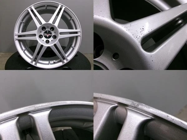 JDM 215/45R17 summer tires rare aftermarket aluminum wheels 175x100 bo No Tires - Image 4