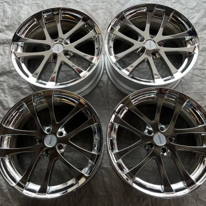 JDM Rare Weds Kranze LXZ512EVO / 20x8j +38 / 5x114.3 PCD / 4-wheel set No Tires