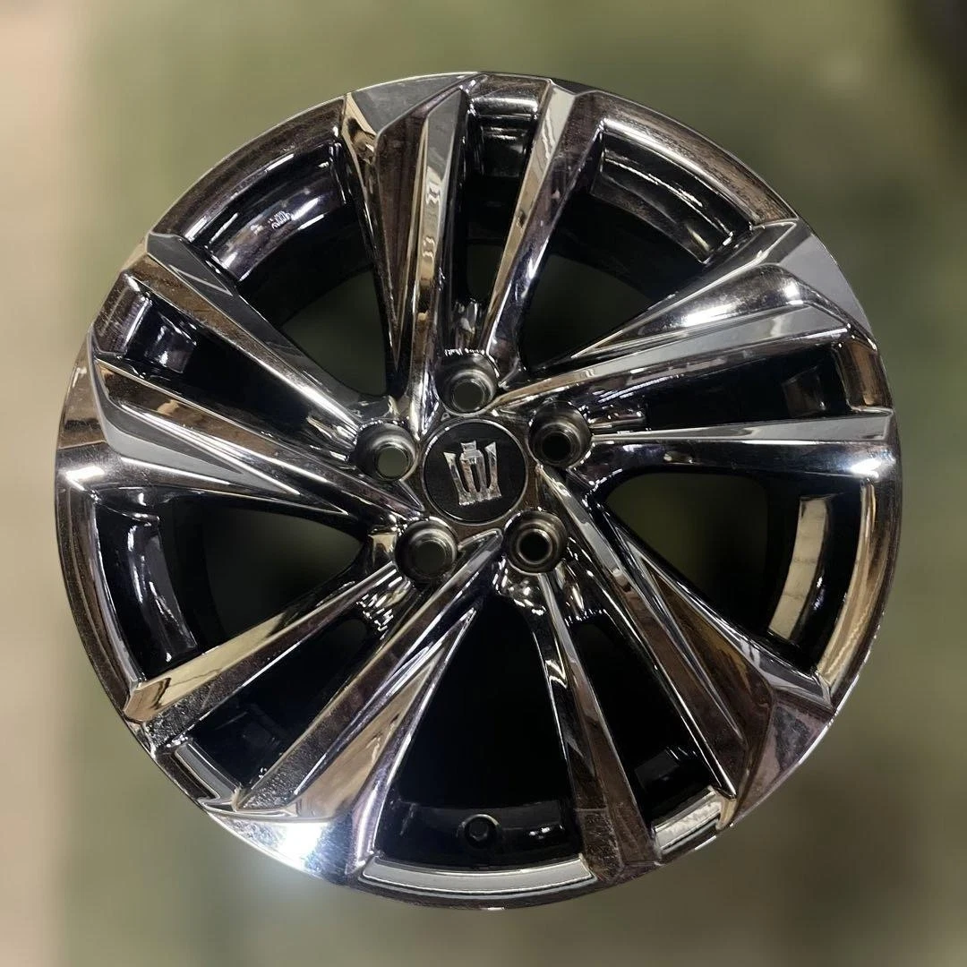 JDM Toyota Crown Athlete 18 Black Finish Genuine Wheels 4-Piece Set No Tires - Image 6