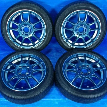 JDM H TEAM IMPUL NR-01 154.5J +45 4H PCD100 DUNLOP ENASAVE EC204 165/5 No Tires