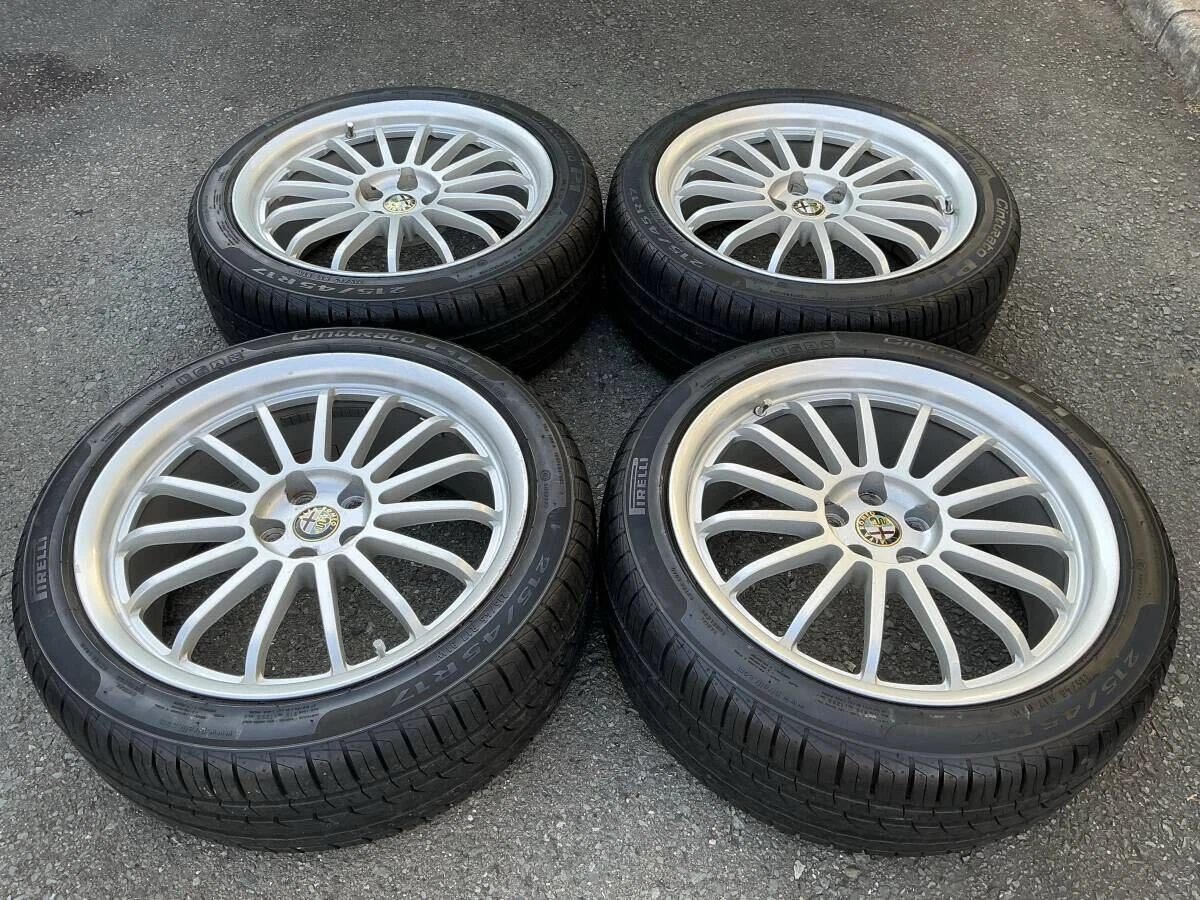 JDM Custom-ordered Alfa Romeo 156 V6 wheels 17x7.5J ET35 PCD5x98 made No Tires