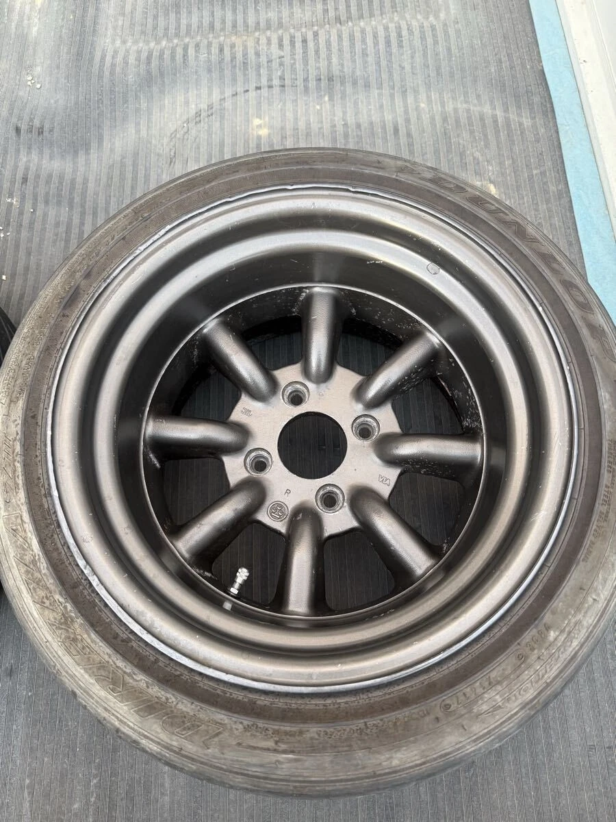 JDM Watanabe RS Watanabe Eight-Spoke 15-inch 9.5J -19 Rtype 114.3 4-Lu No Tires - Image 3