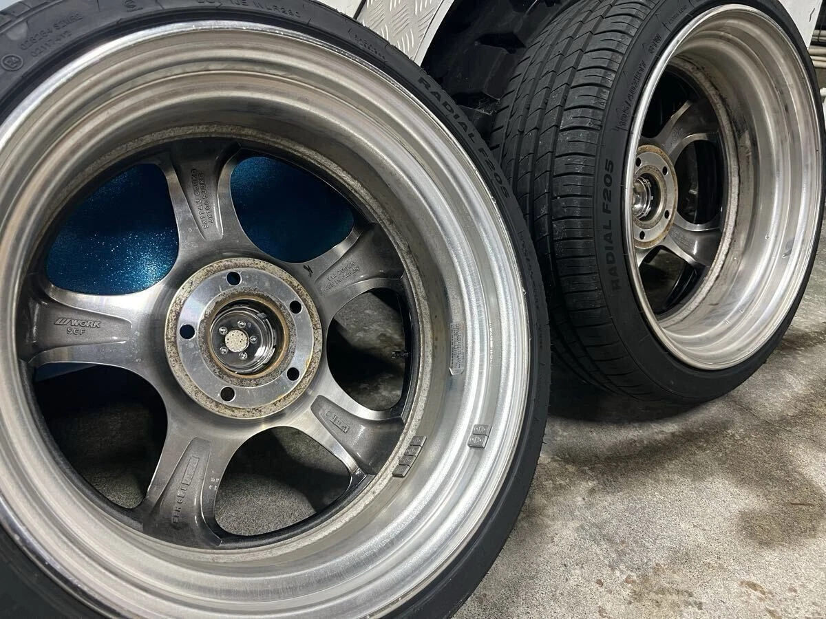 JDM Deep groove rims WORK MEISTER S1R workMeister 17-inch WORK No Tires - Image 3