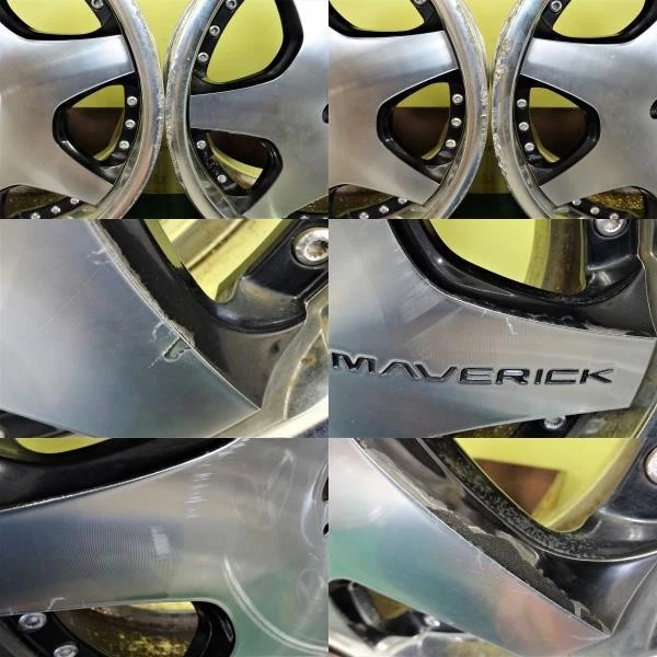 JDM Used 4-wheel Weds Maverick 607D wheels 19 x 8.5J +48 & 9J +45 5H 1 No Tires - Image 9