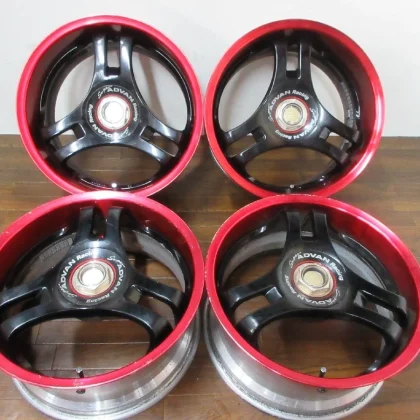 JDM ・ Rare Super Advan Racing SA3R 17in 8J +35 9J +38 5-hole PCD114.3 No Tires