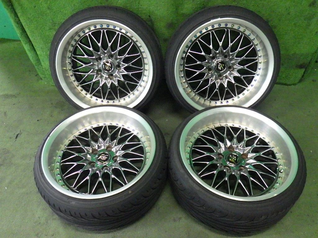 JDM Work VS-XV 189J -5B 10J +7D PCD114.3 5-lug deep rim 97mm aluminum No Tires