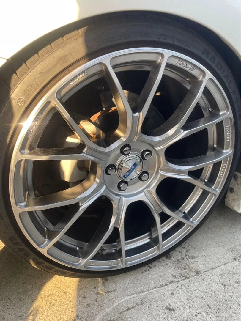 JDM RAYS GRAMLIGHTS57BNA198.5J ET+36 100-5H No Tires - Image 3