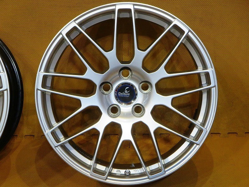 JDM Set of 4 Weds Delmore LC.S Wheels with Toyota Flat Seat Nuts 198J+ No Tires - Image 3